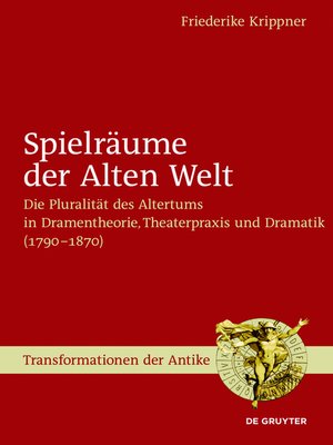 cover image of Spielräume der Alten Welt